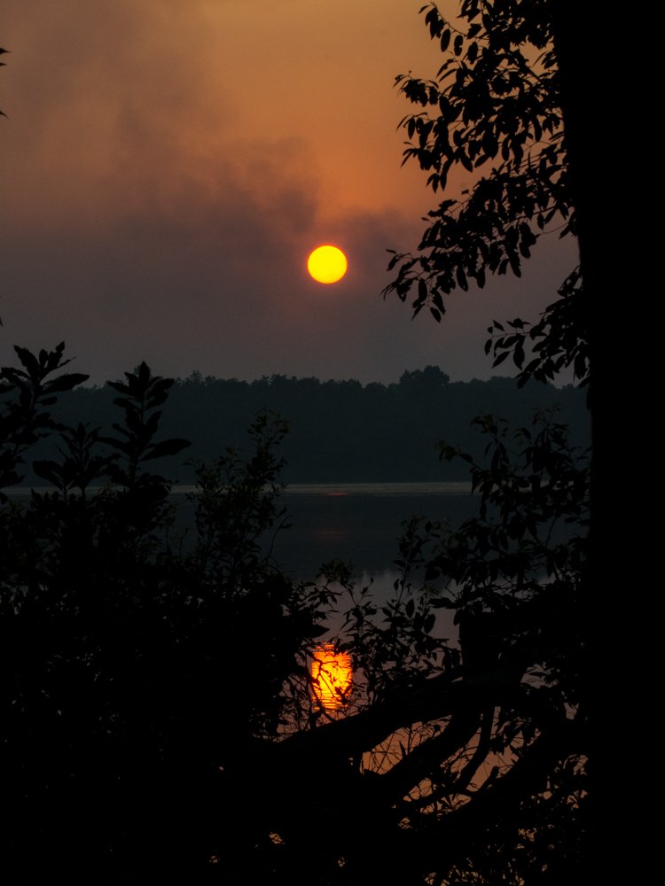 Setting Sun from a National Park