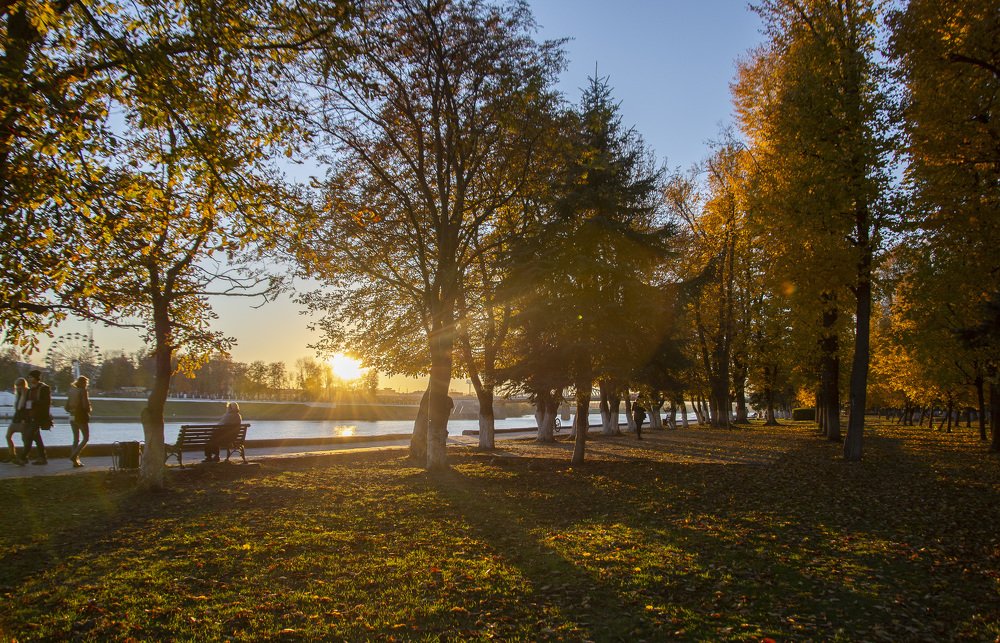 Осенний закат...