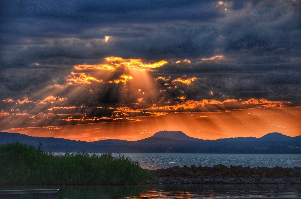 Sunset at Lake Balaton