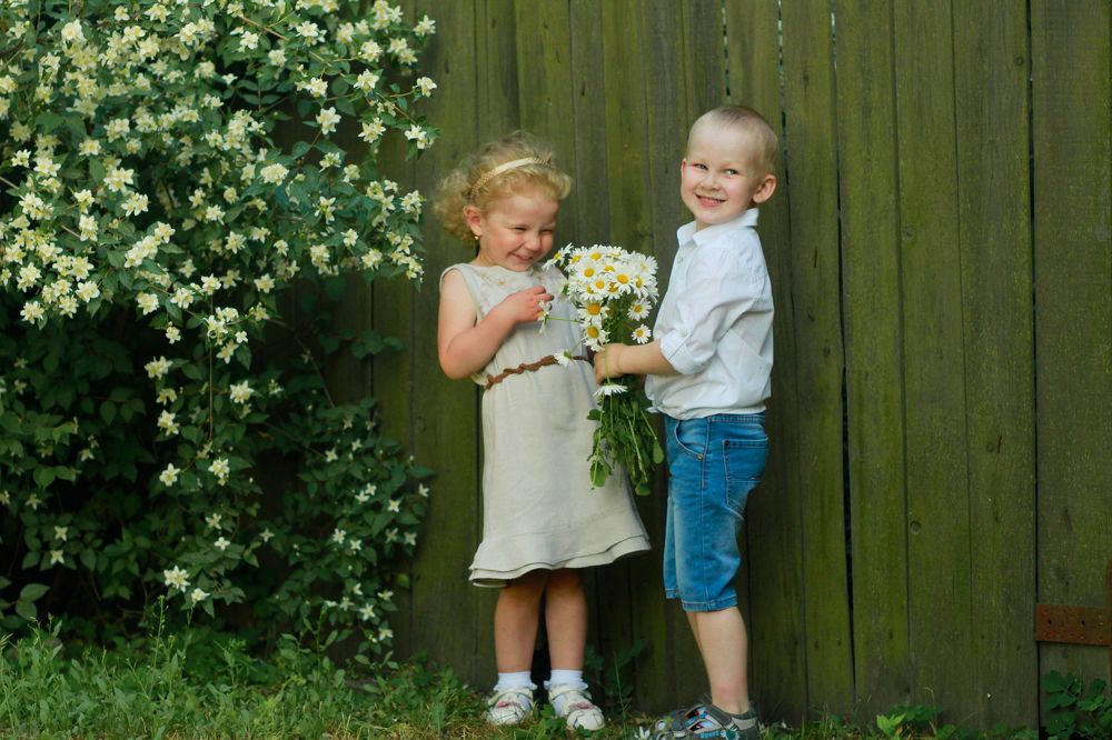 Держи букетик