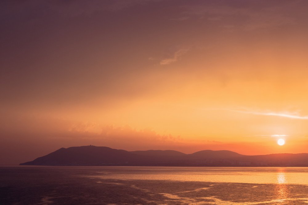 Закат на Цемесской бухте