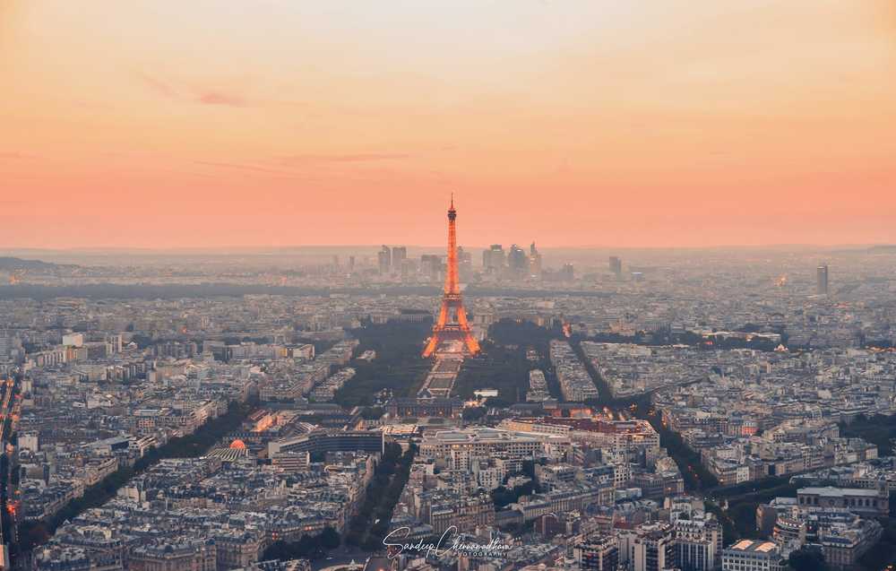 Aerial View of Paris