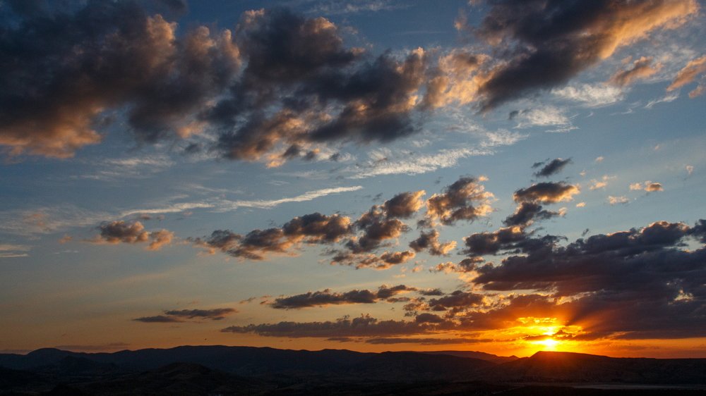 Закат в Коктебеле