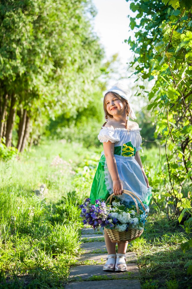 Продавщица цветов