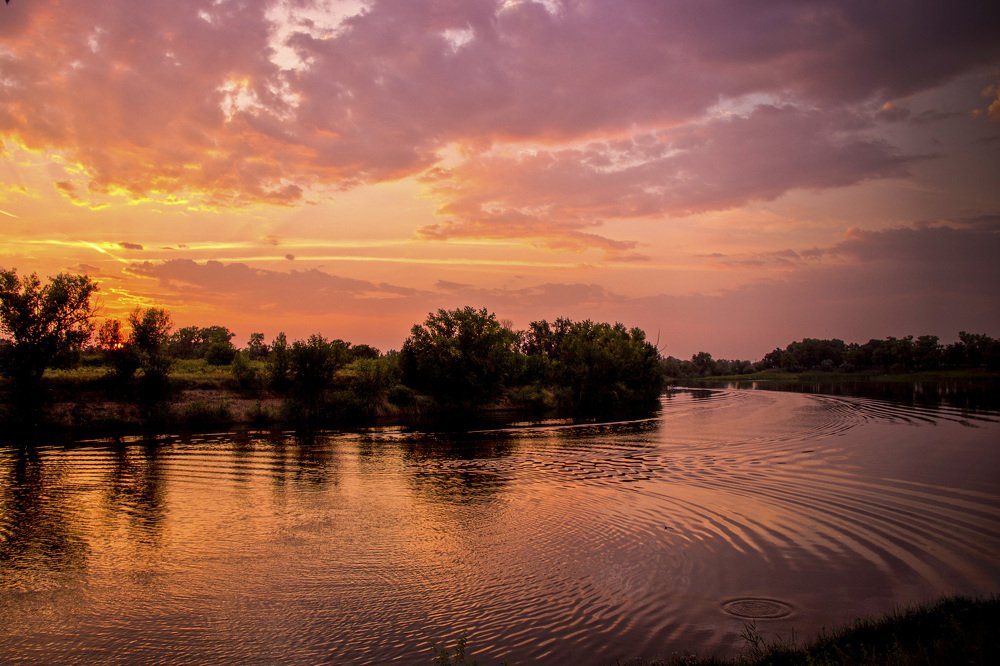 Розовый закат