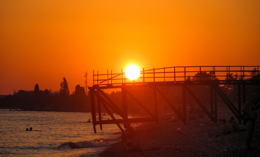 Абхазия, на отдыхе