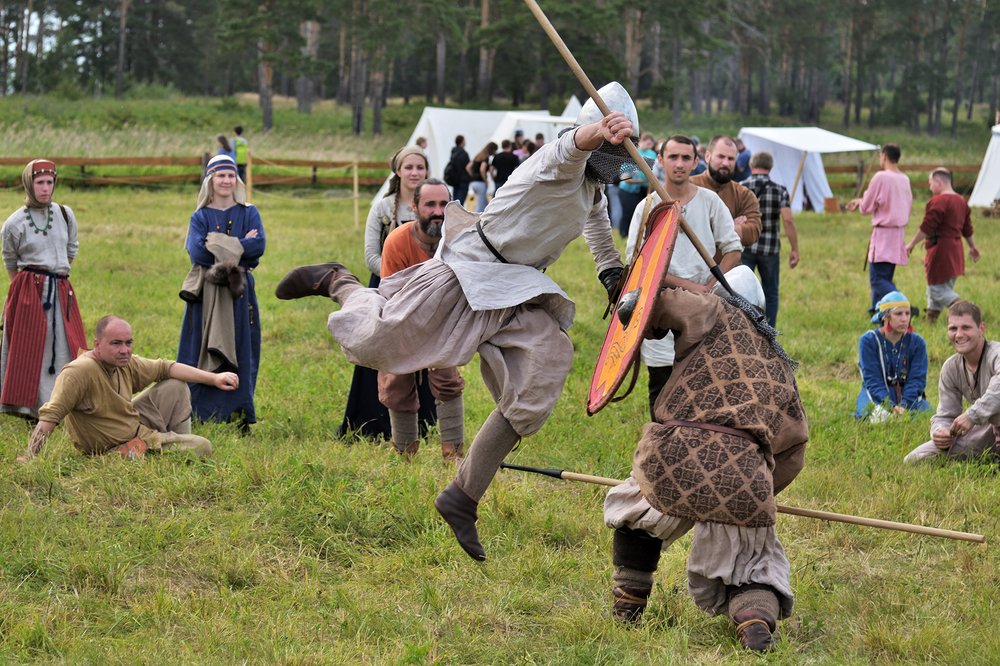 Участники турнира в номинации "Щит - копьё" 1 х 1