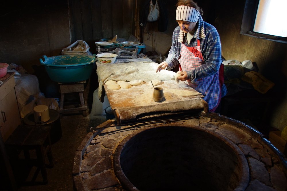 Грузинская старинная хлебопекарня