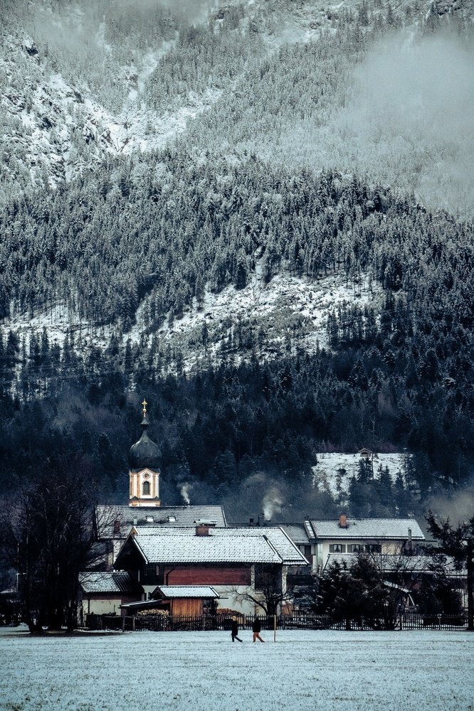 Morning in Krün, Bavaria