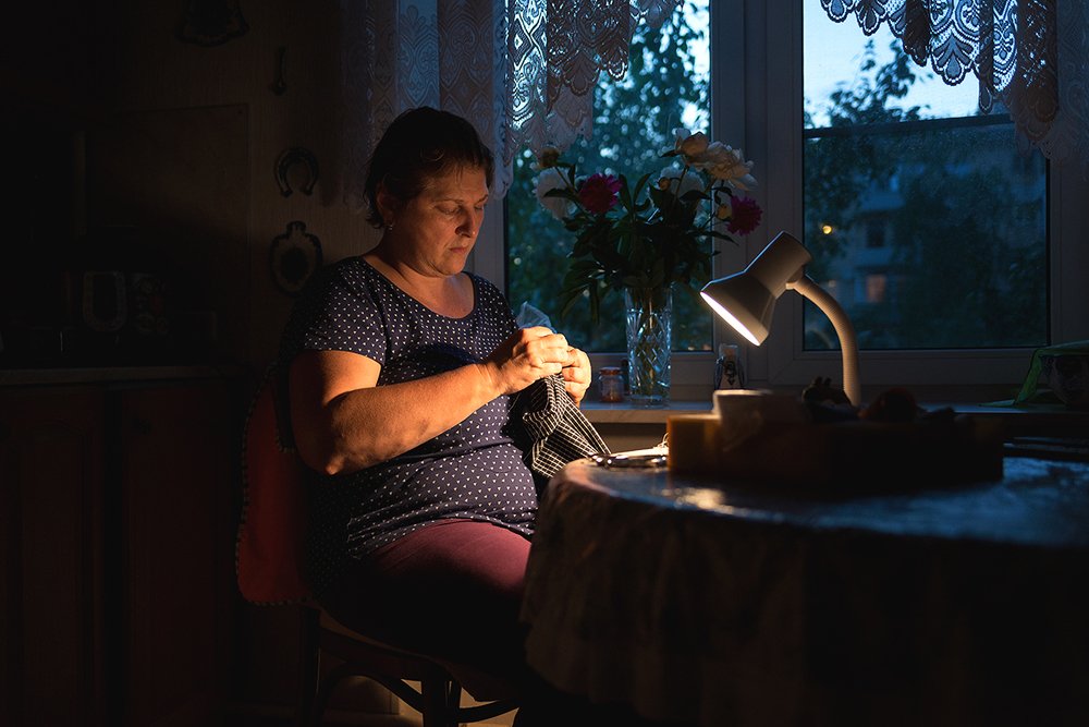 Вечером