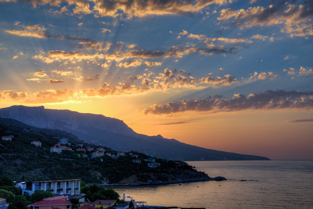 рассвет в Форосе