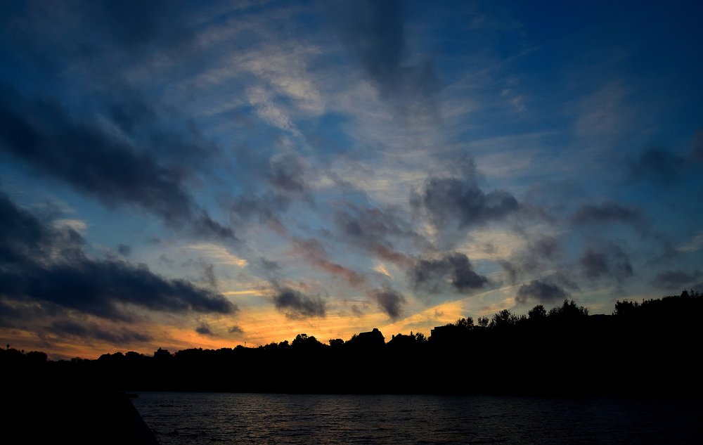 Закат на Оке