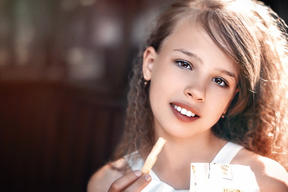 Маленькая леди отдыхает.