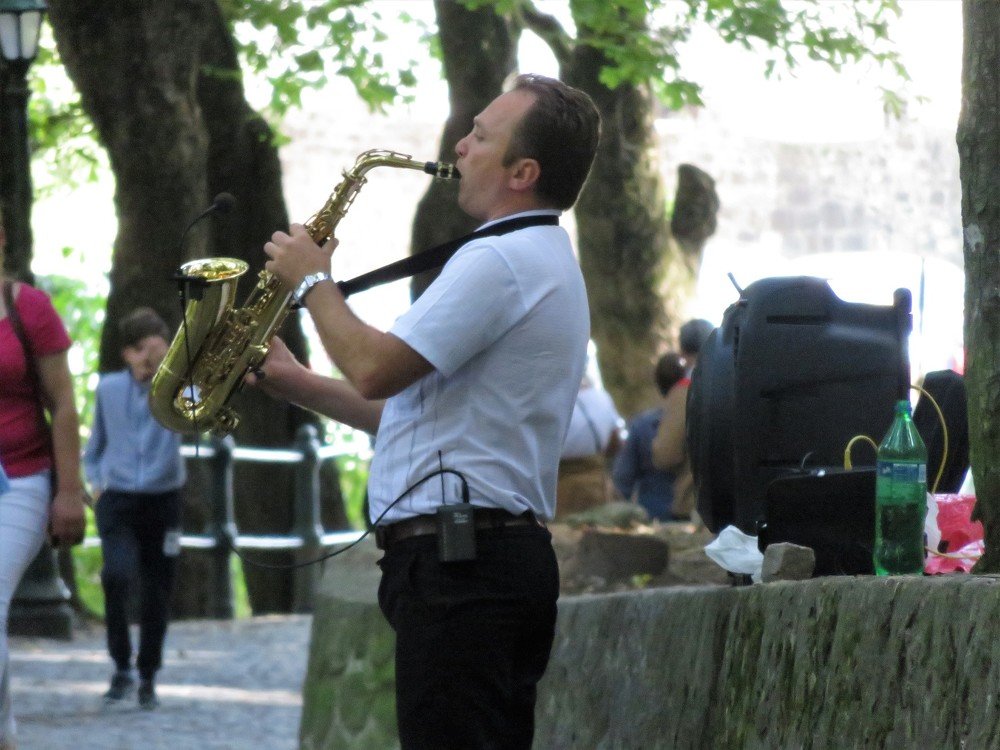 Sax player