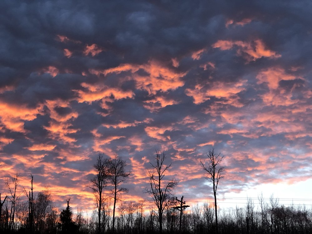 sunset in Minnesota