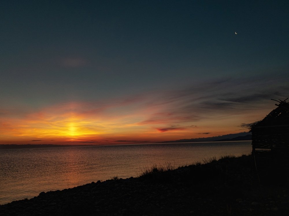 Sunrise and the Moon