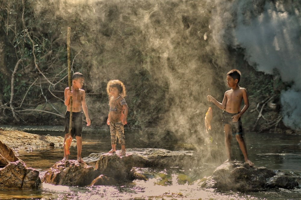 Kesederhanaan anak desa.
