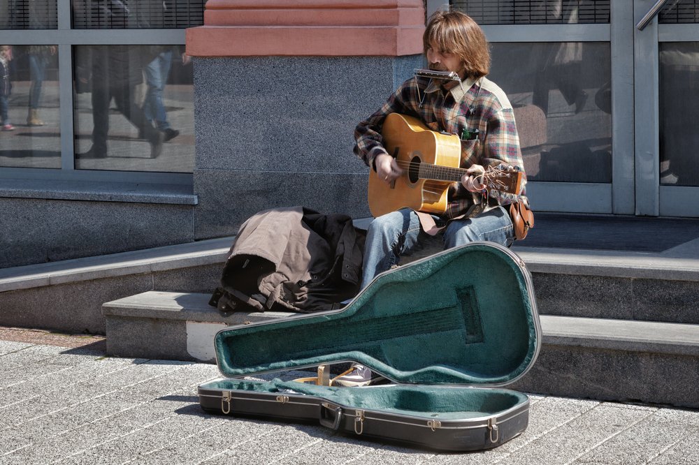 Plovdiv street musician