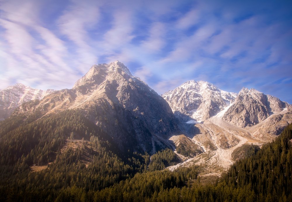 The Antholzer See Mountains