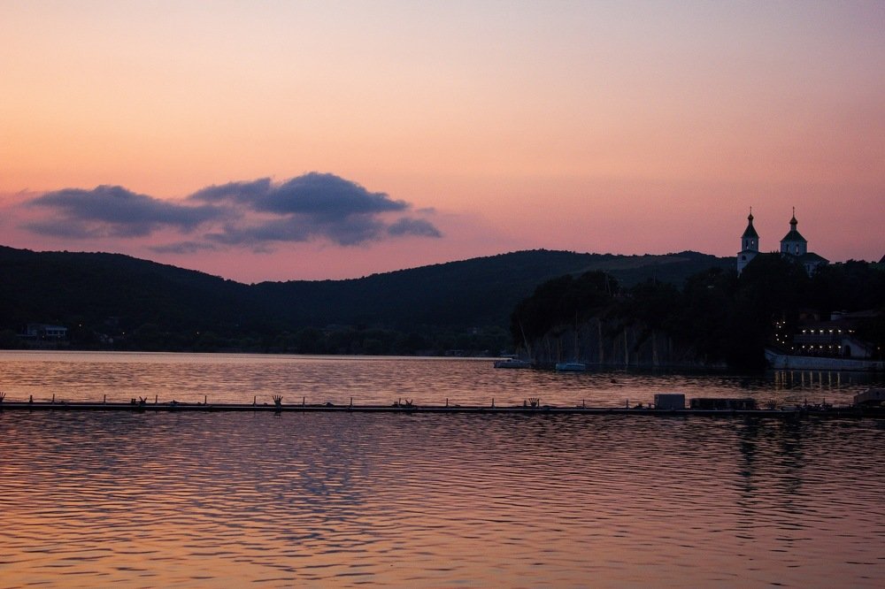 Розовый закат