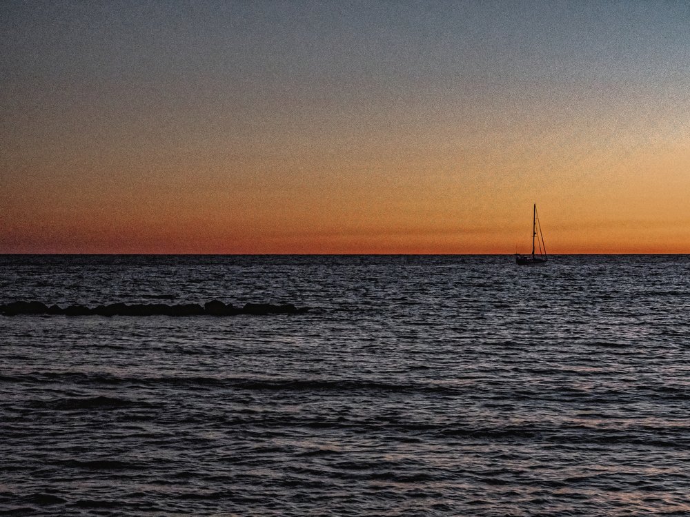 Sailboat and Sunset