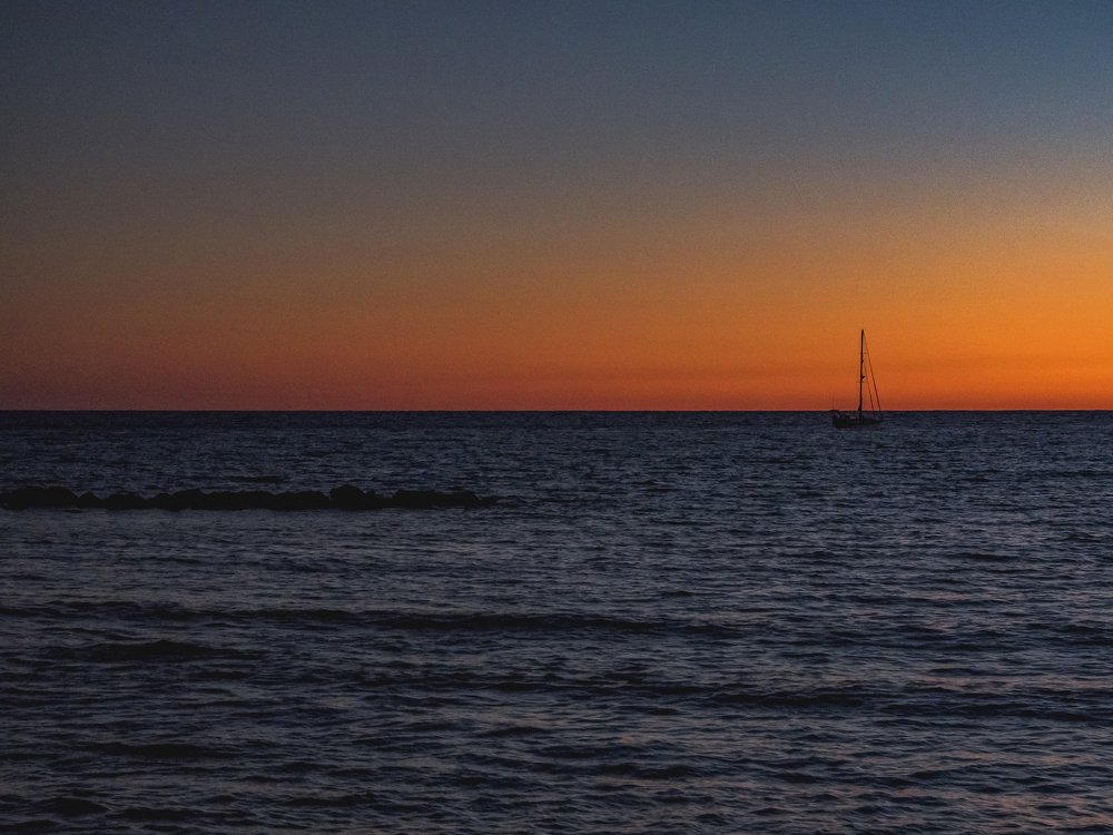 Sailboat and Sunset