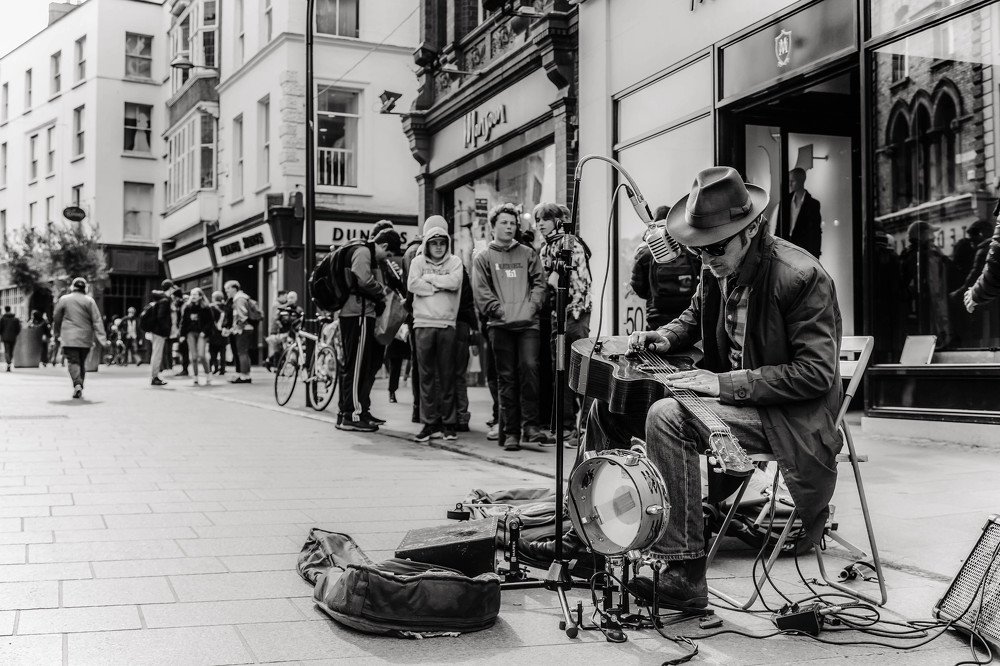 Дублинский музыкант