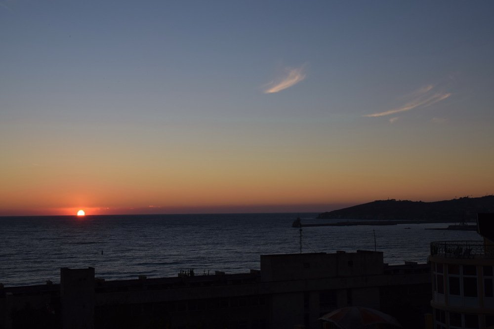 Рассвет над Феодоссией.