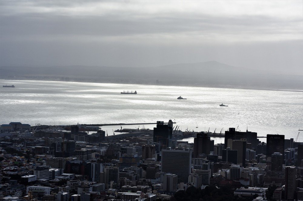 arieal view of the city