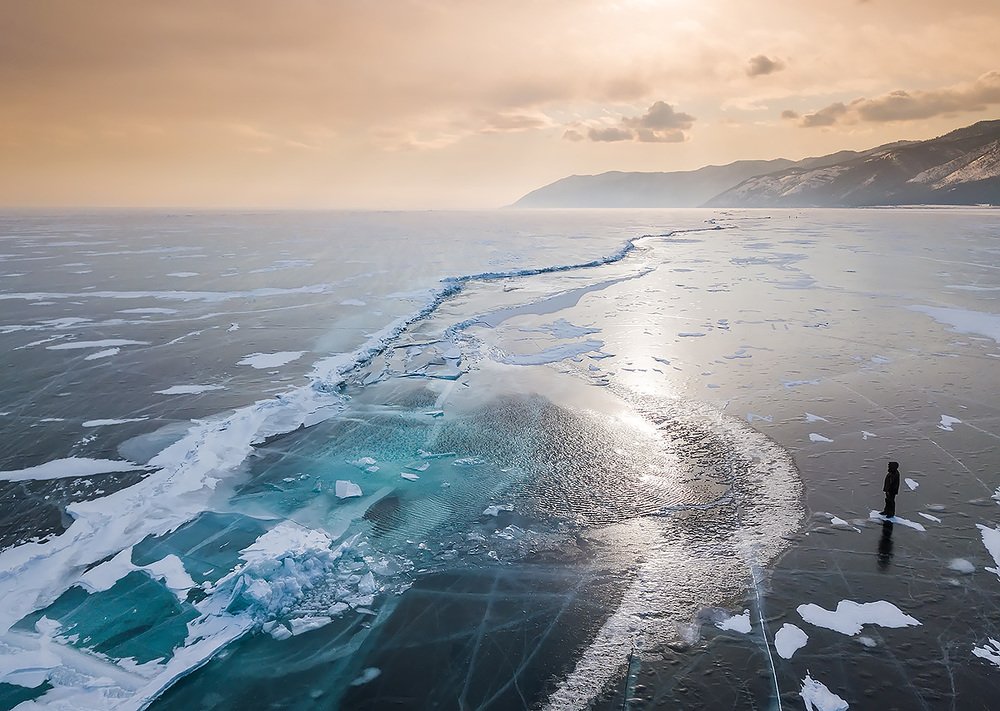 Закат на Байкале