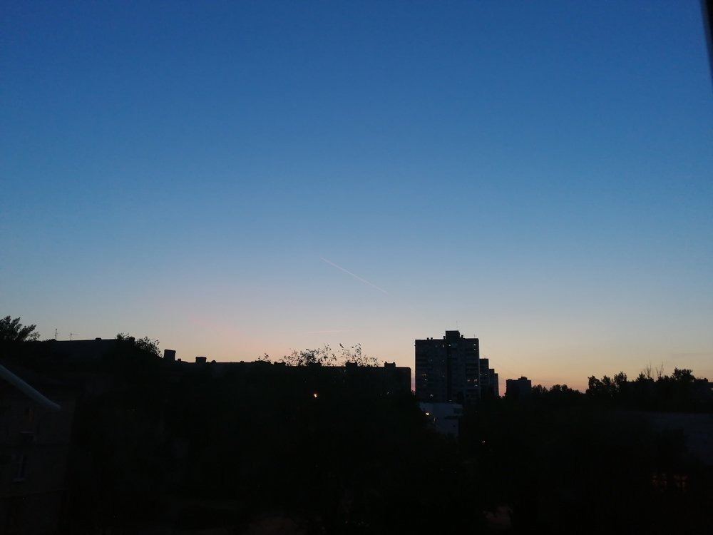 Силуэты домов