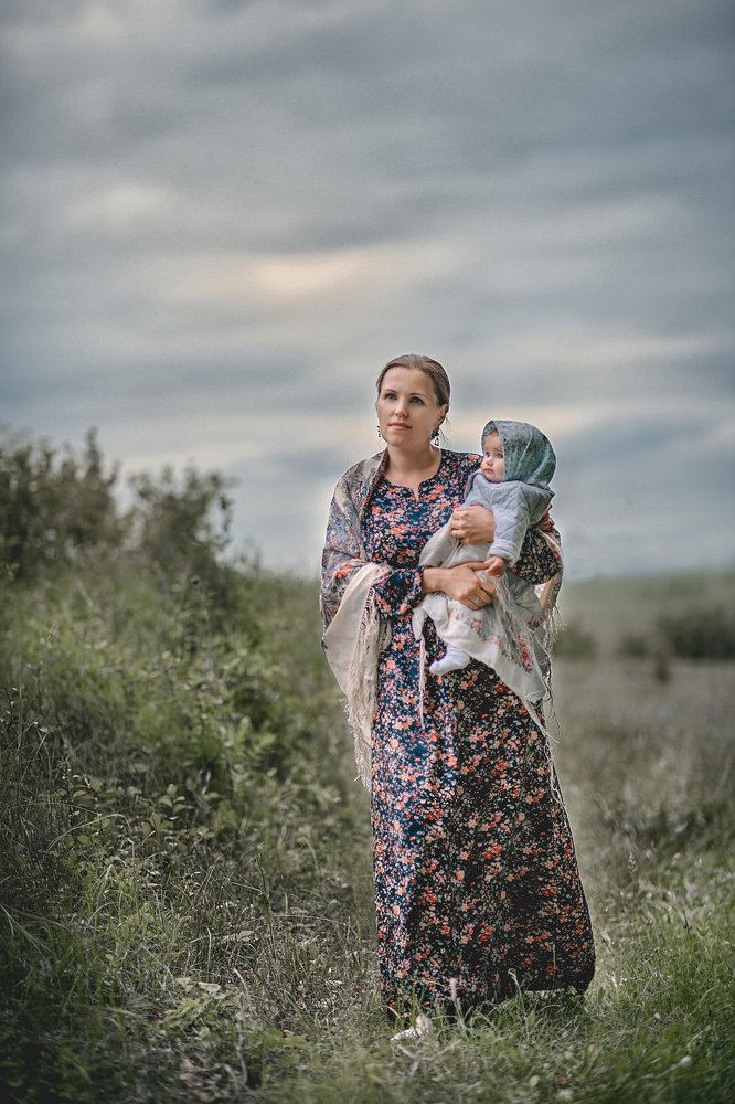 Прогулка с дочкой