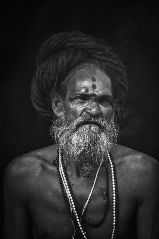 Indian naga monk