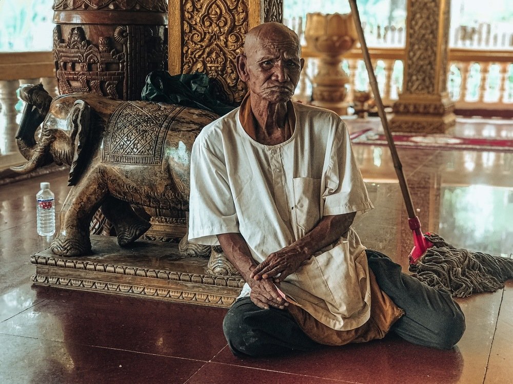 Уборщик. Тайланд. cleaner. Thailand