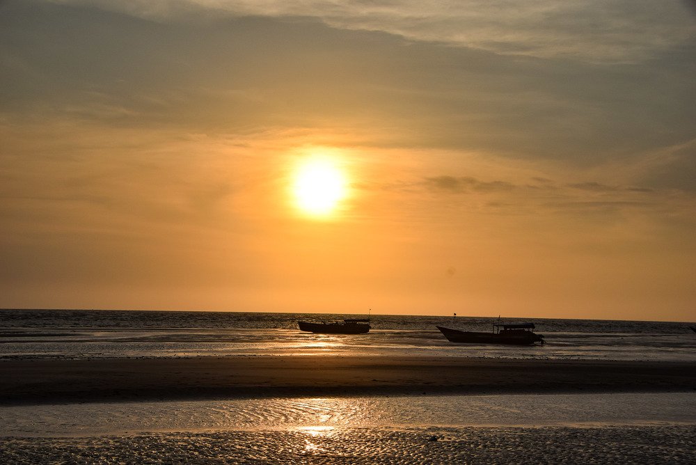Sunset at Payum Beach, Merauke, Indonesia