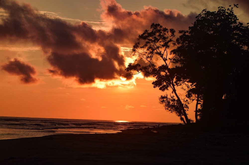 Sunrise at Petrus Kafiar beach, Manokwari, Papua Barat, Indonesia