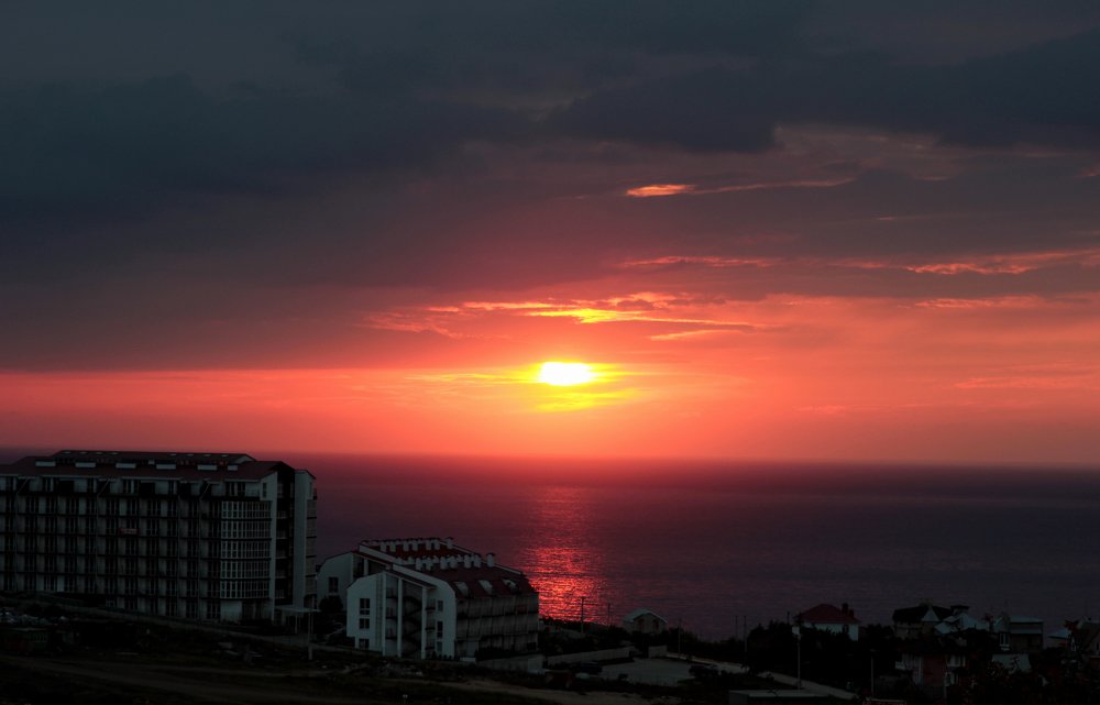 морской закат