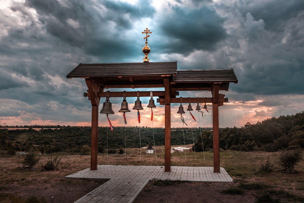 закат в Белогорье