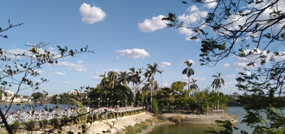 Beautiful weather in summer