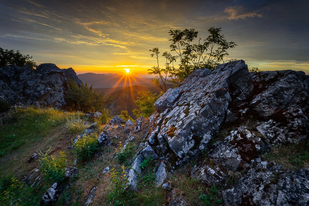 Sunrise in Little Carpatians