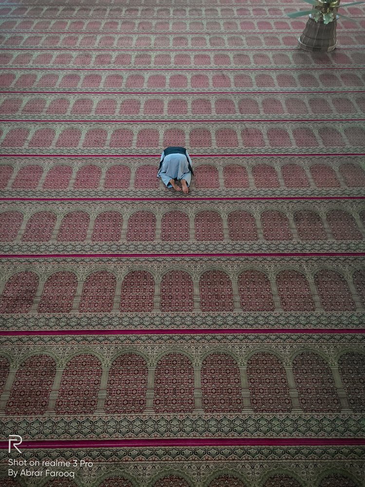 Man praying