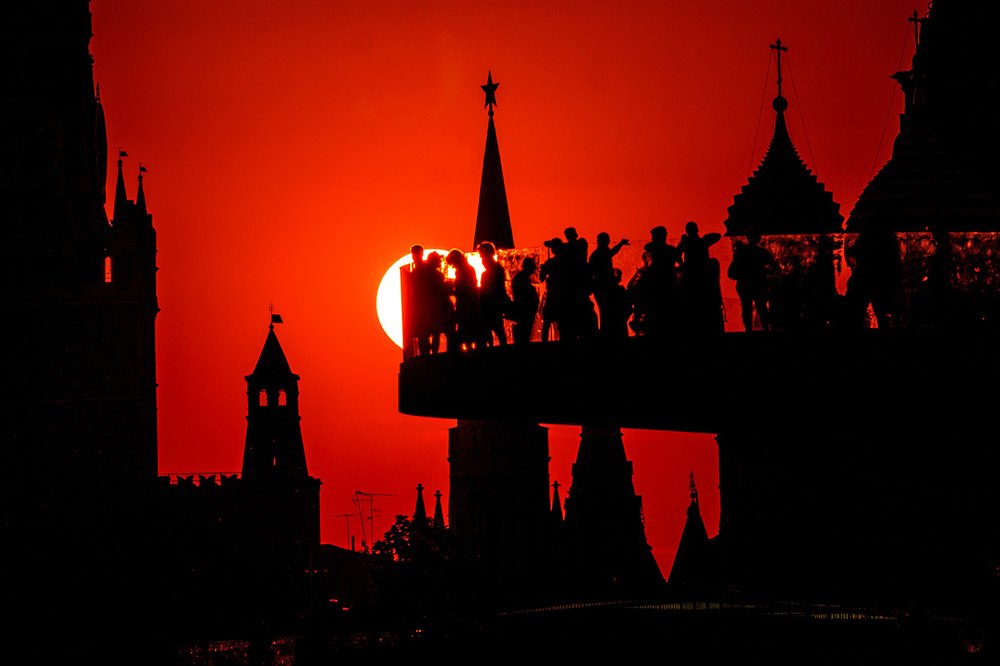 Закат над Кремлем