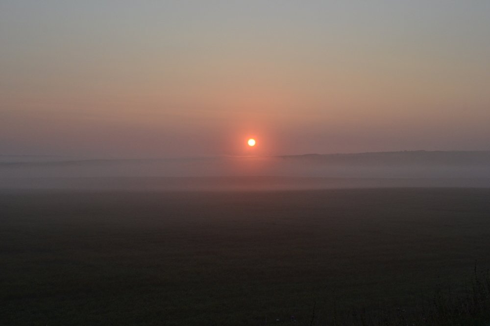 Одинокое солнце.