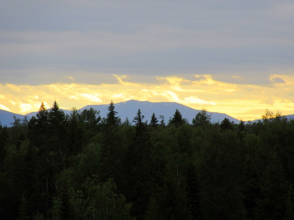 Закат со Святилищной горы.