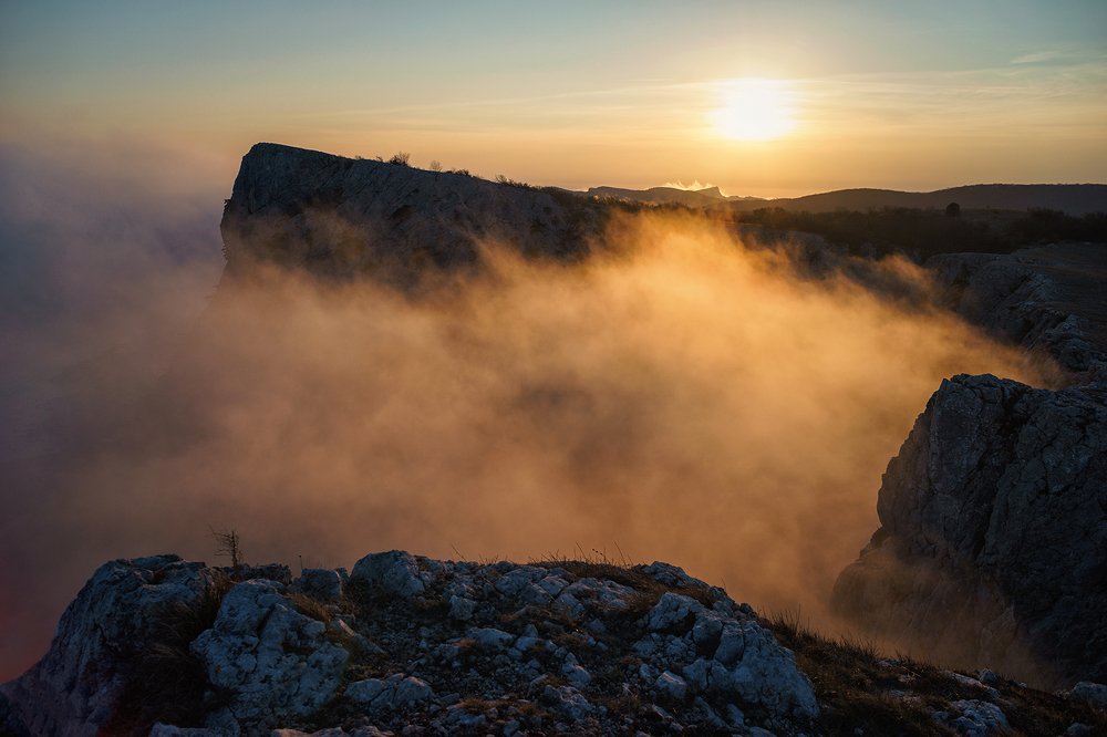 Утро в горах