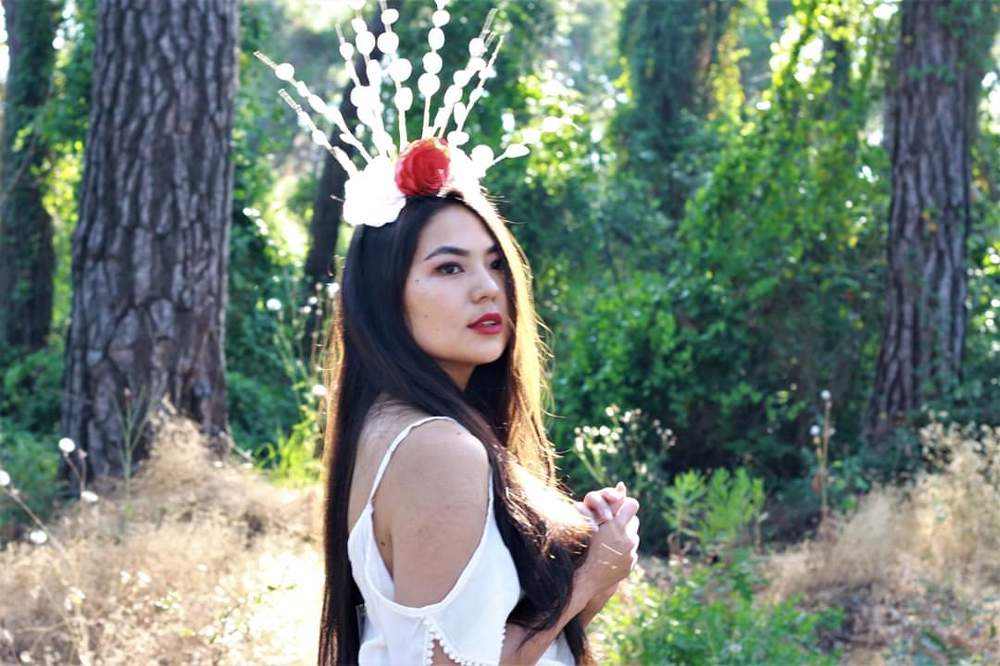 Арт фото , девушка и лес. нимфа