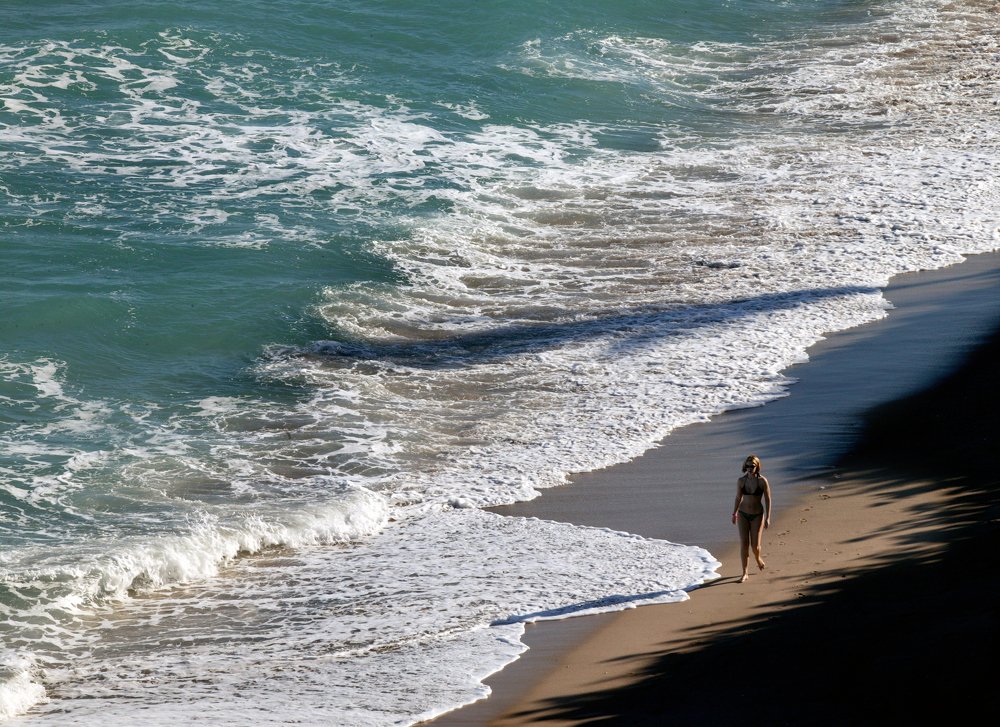 Girl, Beach & Shadow