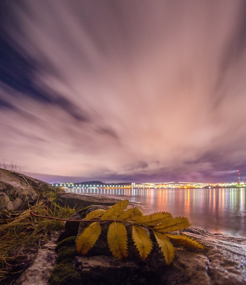 Осень на берегу Кольского залива