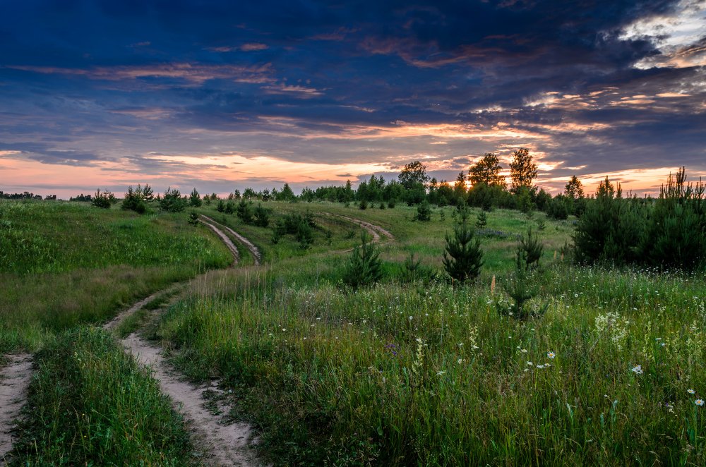 Вечер в деревне
