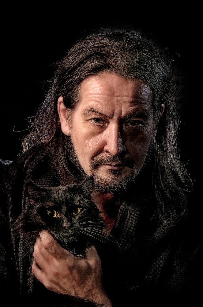 Автопортрет с котом Филиппом